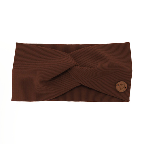 Girl's spring/ autumn headband cotton brown Kasjana