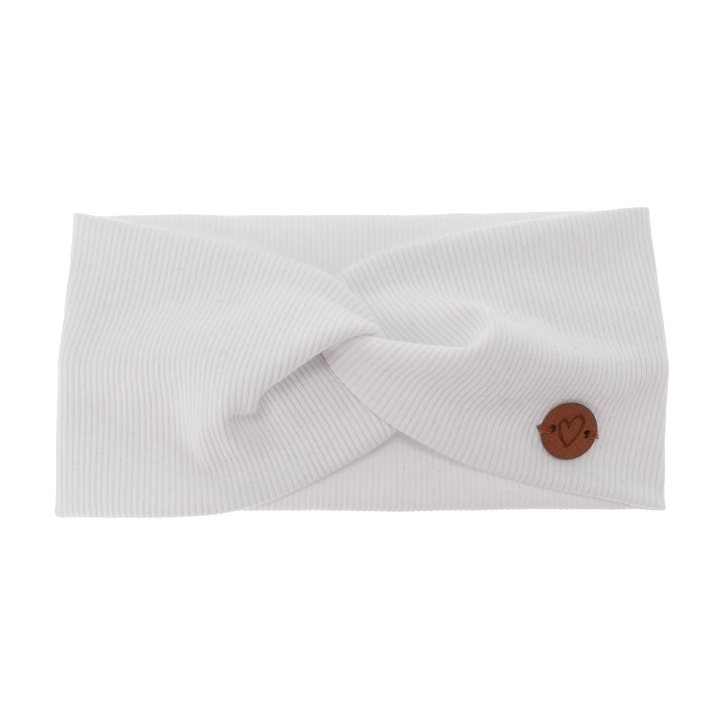 Girl's spring/ autumn headband cotton white Kasjana