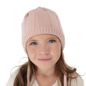 Girl's spring/ autumn hat ecru Mercja
