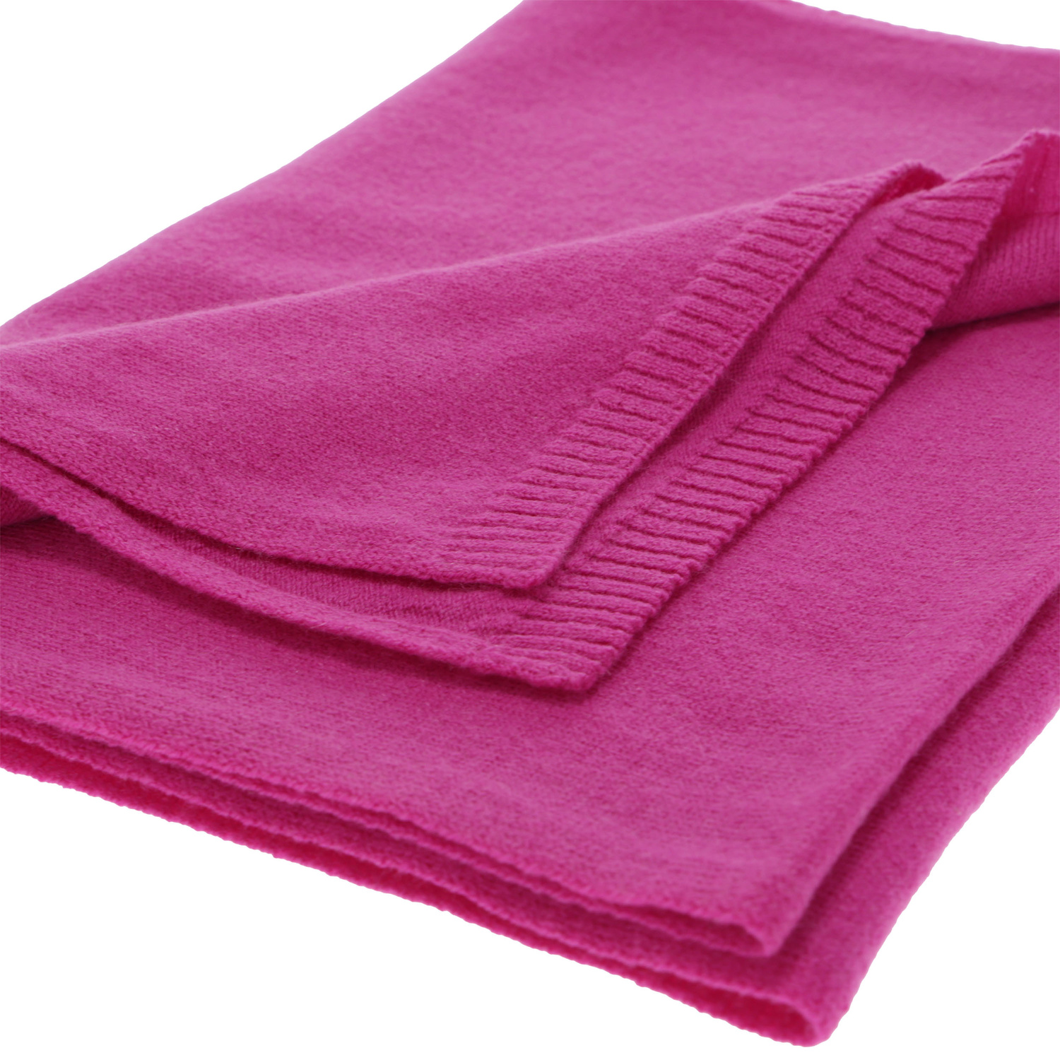 Woman's winter scarf, light pink, merino wool with cashmere, Irenia