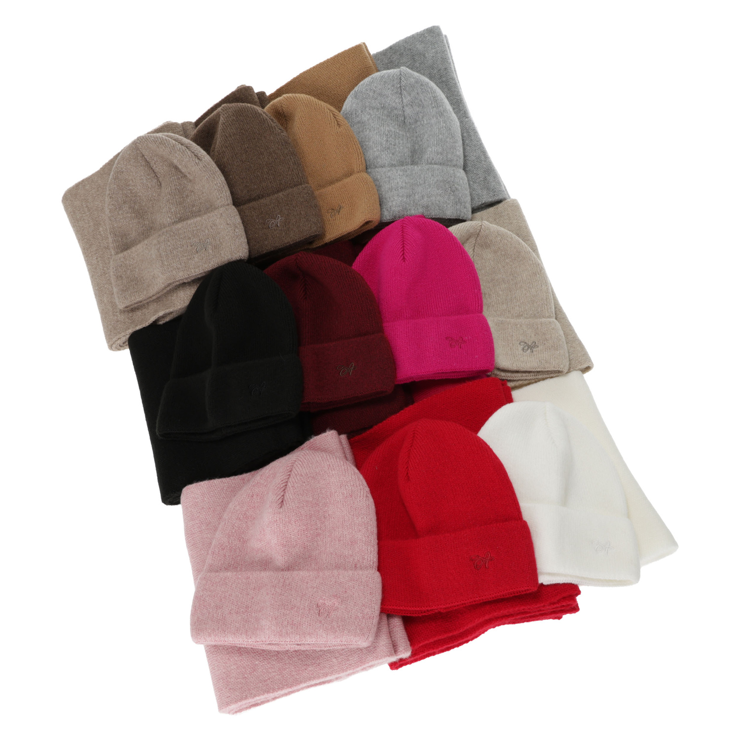 Woman's winter set: hat and scarf, black, Rava