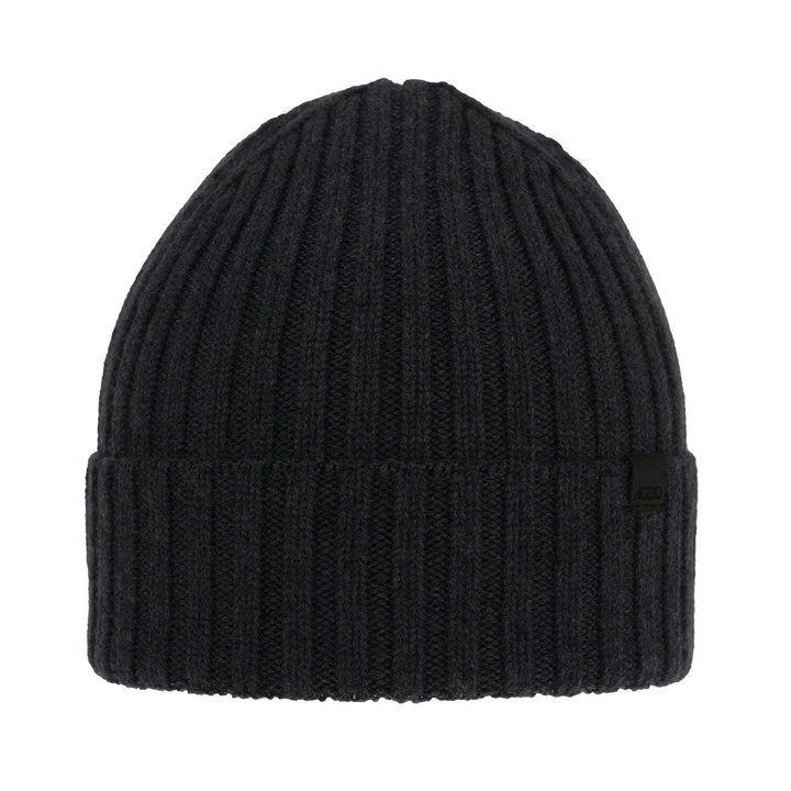 Men's winter hat grey Nathan 100% Extra Fine Merino Wool