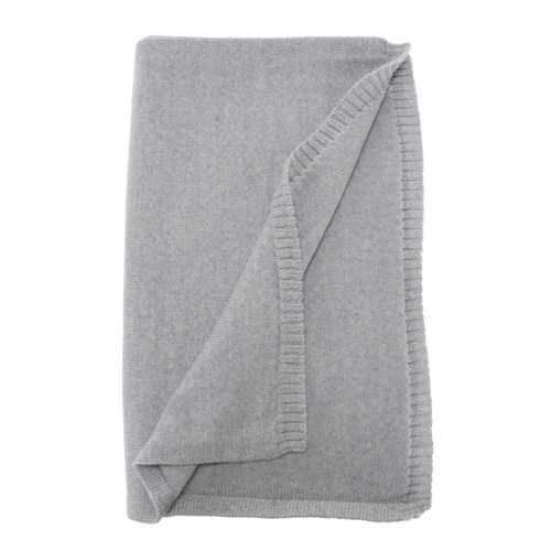 Woman's winter scarf, grey, 100% merino wool, Elonia