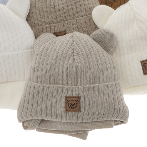 Boy's winter set: hat and scarf light blue Anthony