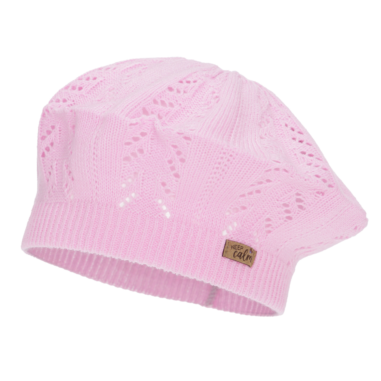 Girl's spring/ autumn hat, pink, Kevira