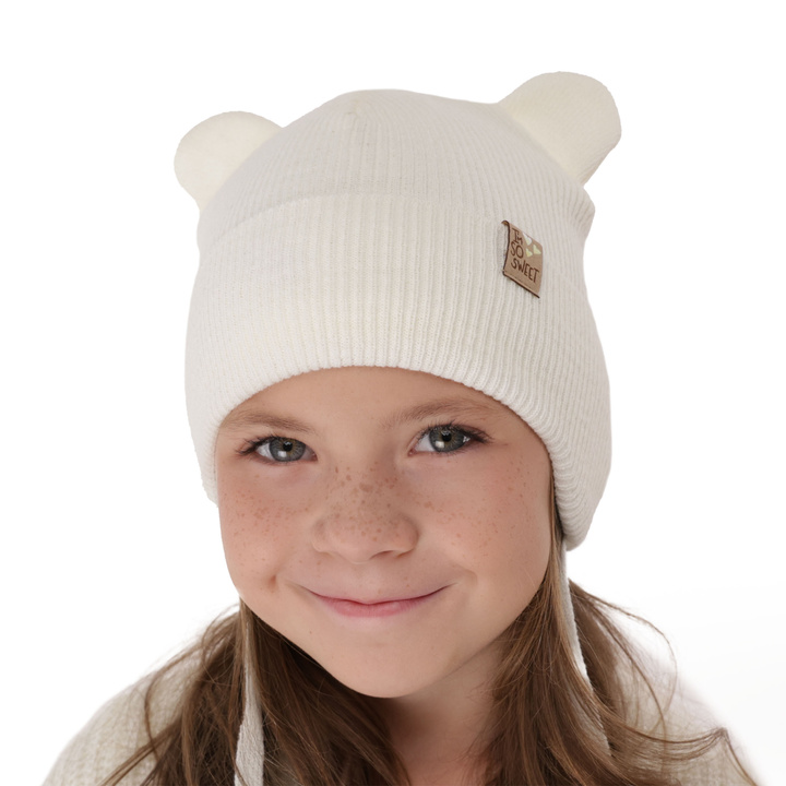 Girl's spring/ autumn hat ecru Noemi