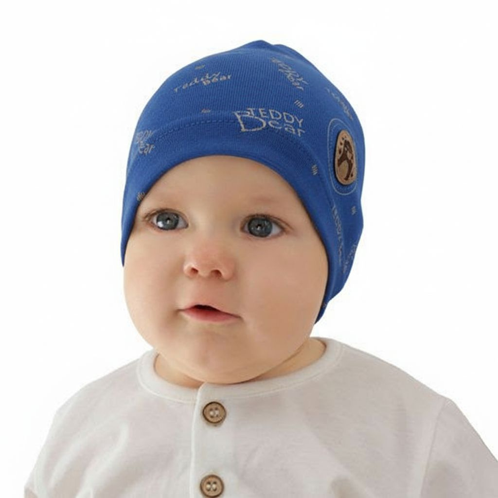 Boy's spring/ autumn hat blue Tedi
