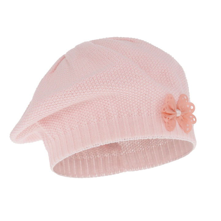 Girl's spring/ autumn beret pink Costanza