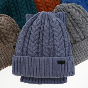 Boy's winter set: hat and tube scarf grey Colins