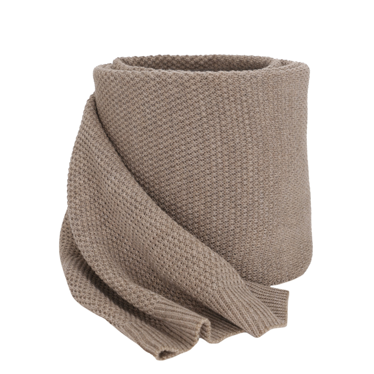 Women's winter scarf beige Agora