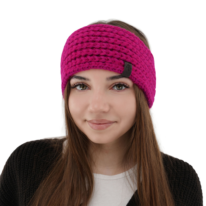 Woman's winter headband pink Alexis
