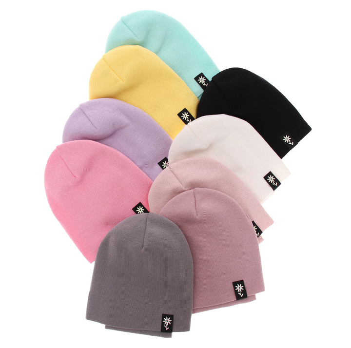 Girl's spring/ autumn set: hat and tube scarf grey Violet