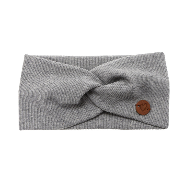 Girl's spring/ autumn headband cotton grey Kasjana