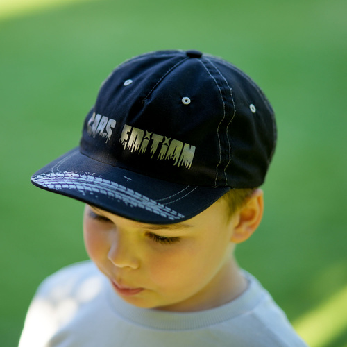 Boy's summer cap red Cars Edition