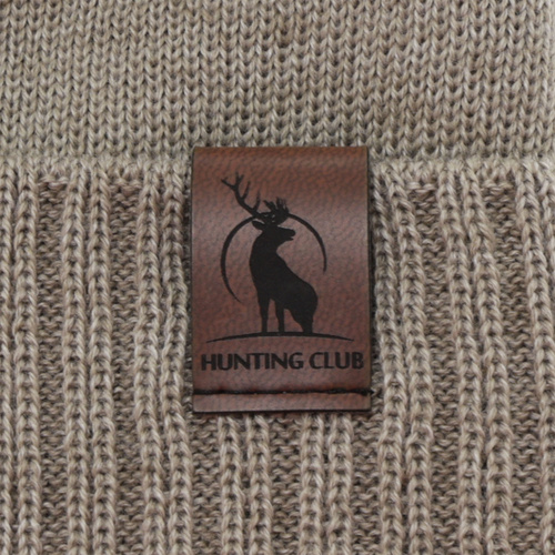 Men's black merino wool winter hat Hogan