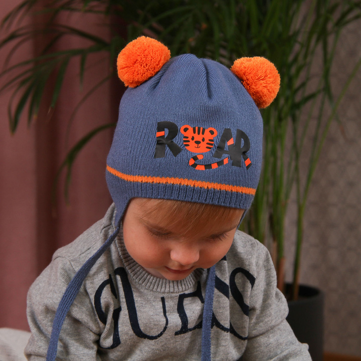 Boy's spring/ autumn hat navy blue Bazyli