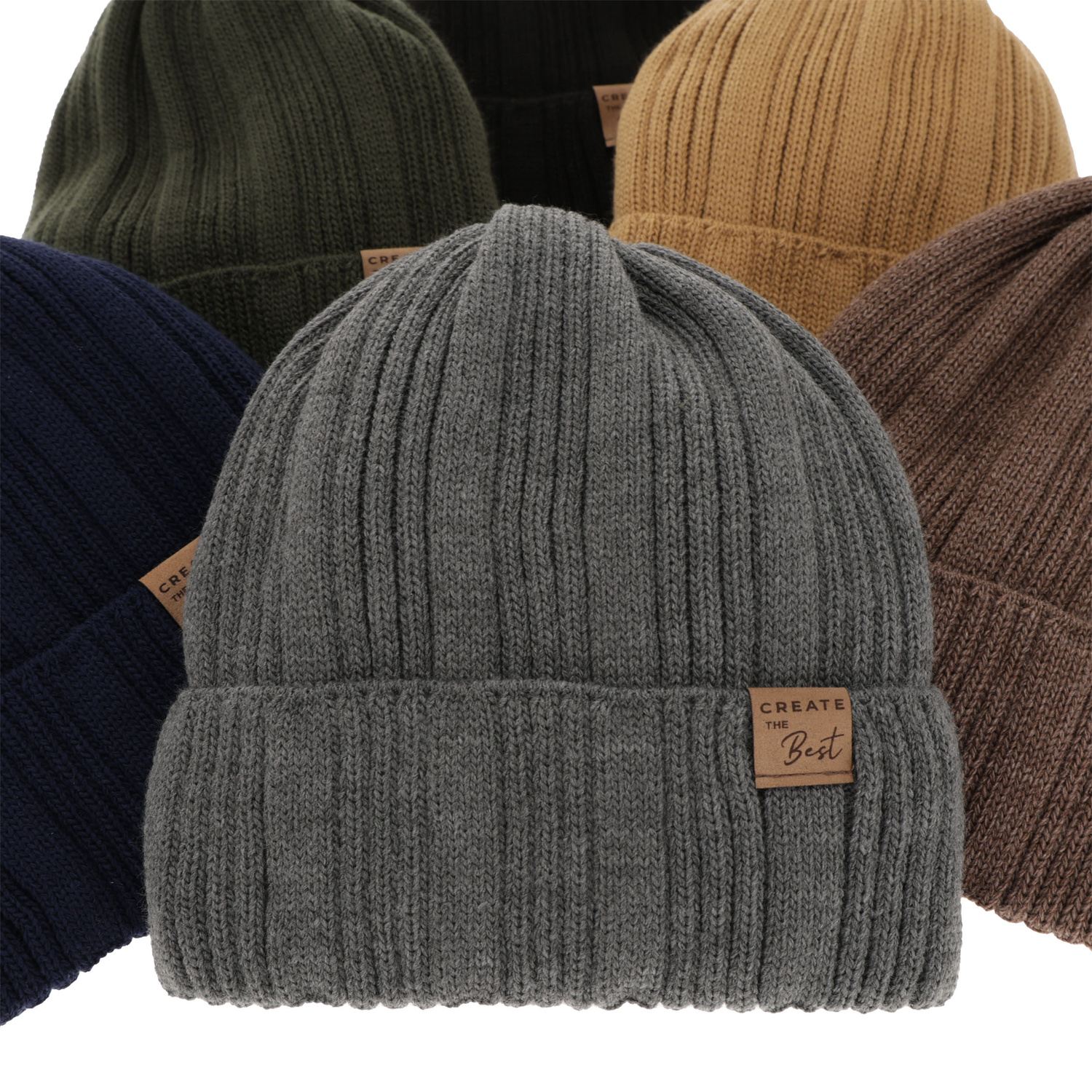 Boy's winter set: hat and tube scarf camel Klaris