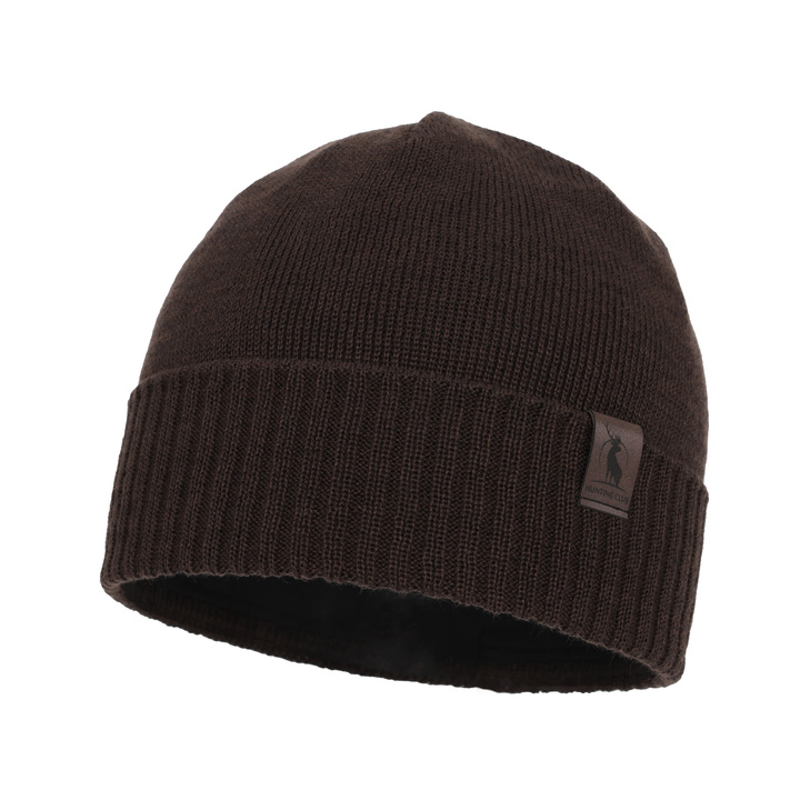 Men's winter hat - brown merino wool Hogan