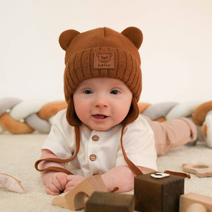 Boy's winter set: hat and scarf red Petit