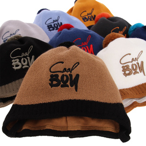 Boy's spring/ autumn hat grey Korni