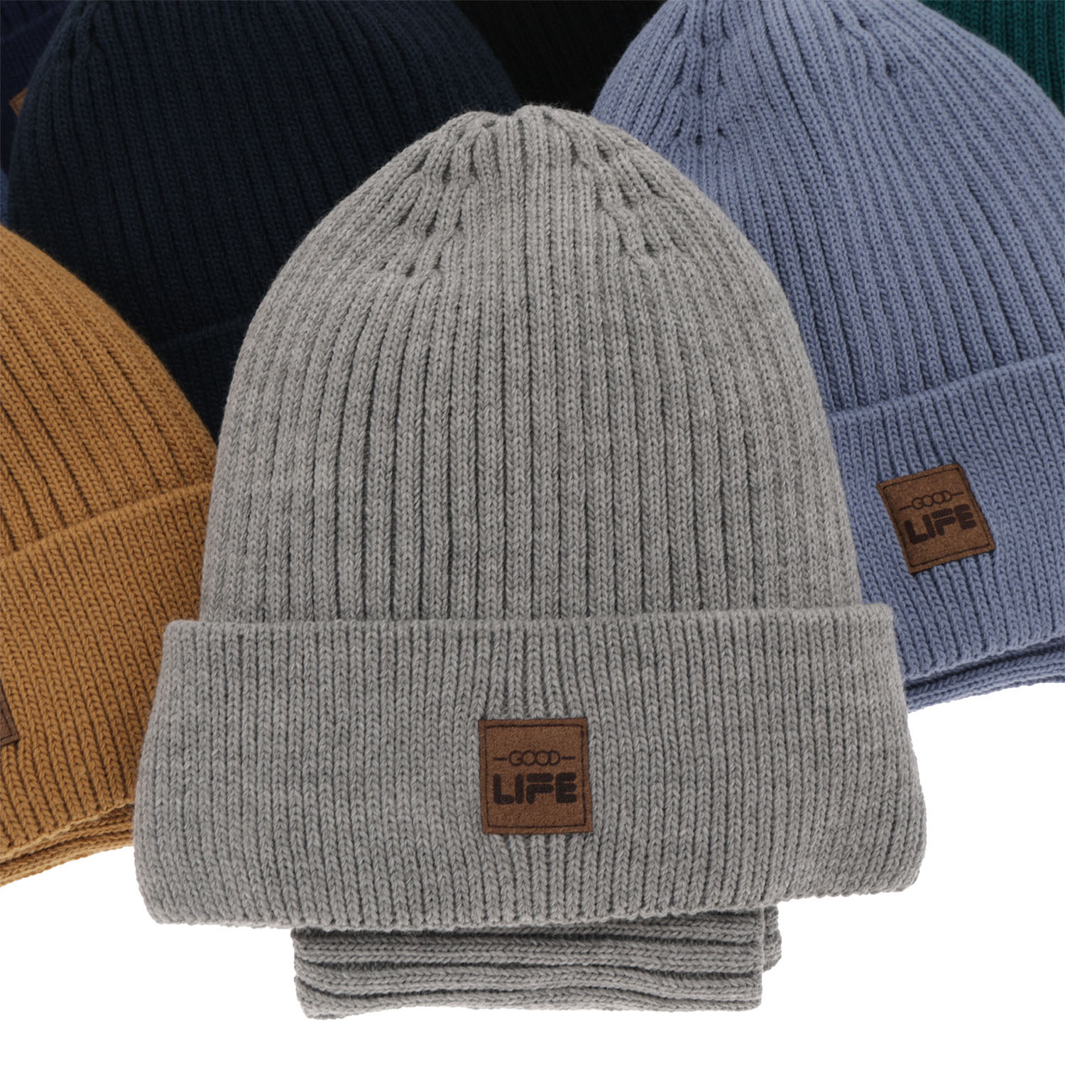 Boy's winter set: hat and tube scarf camel Basilio