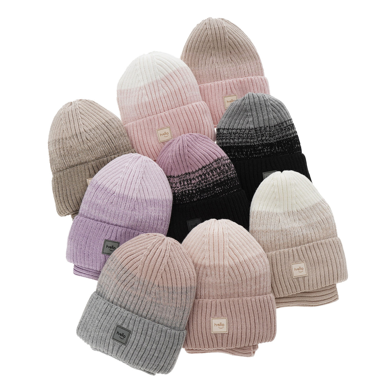 Girl's winter set: hat and tube scarf pink Tasha