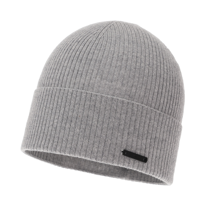 Men's spring, autumn hat grey 100% merino wool Fleur