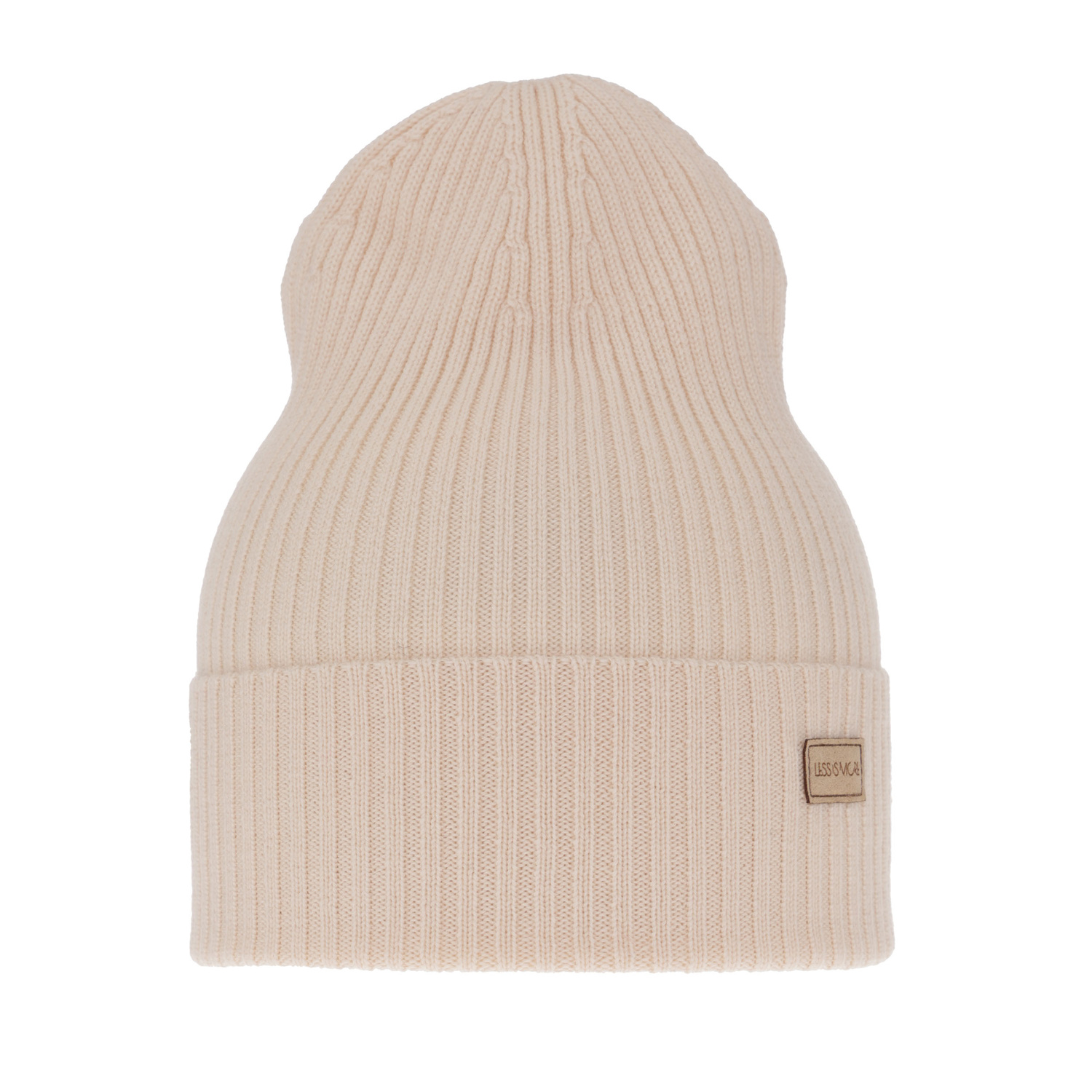 Woman's winter spring hat, light pink, 100% merino wool, Sophie