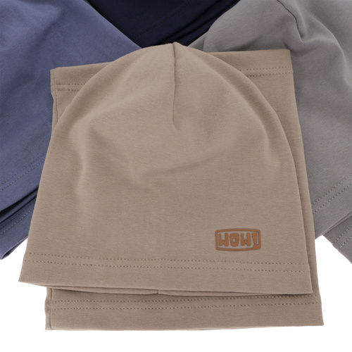 Boy's spring/ autumn set: hat and tube scarf camel Frizer