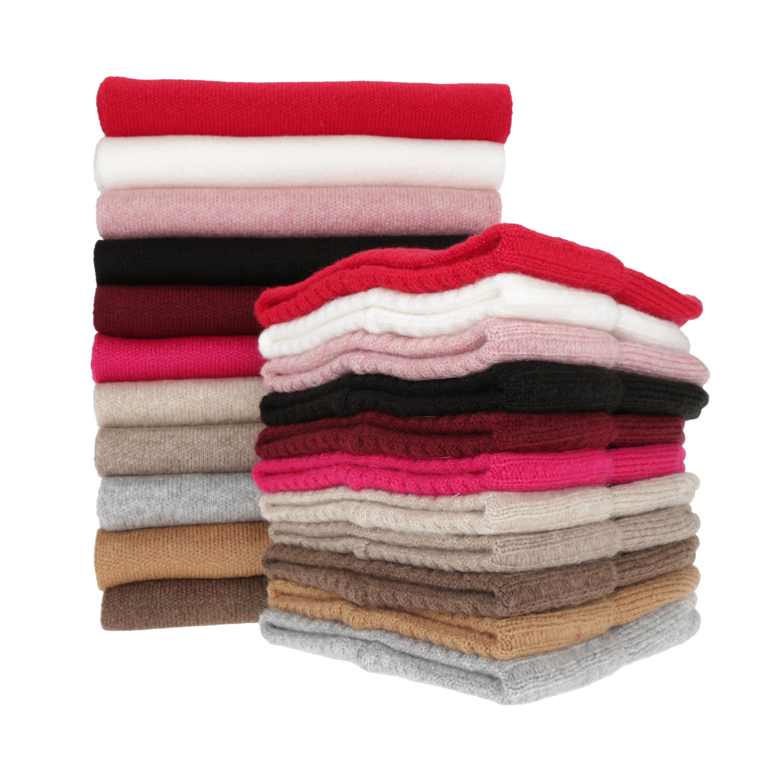 Woman's winter set: hat and scarf, amaranth, Shasta