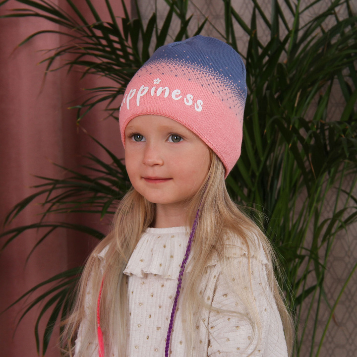 Girl's winter/ autumn hat pink Lana