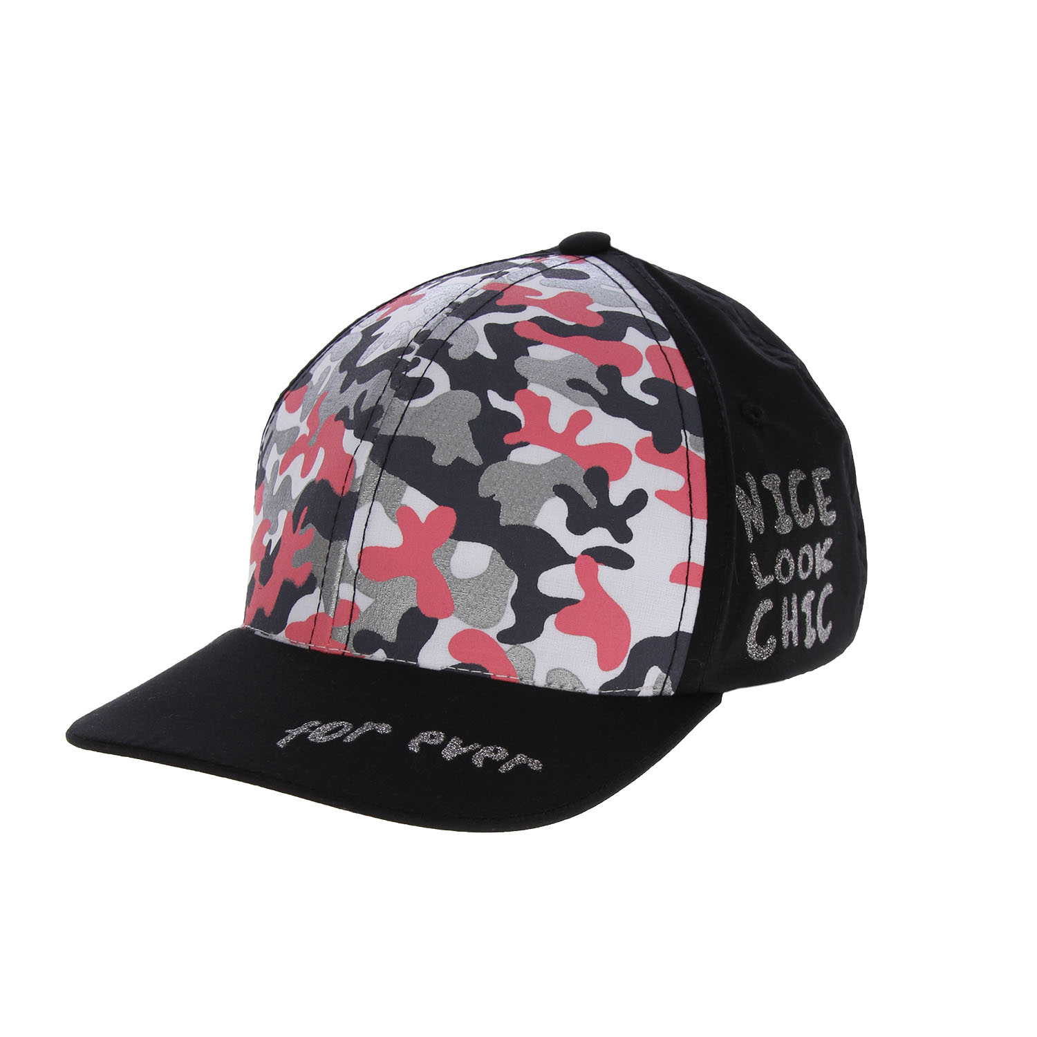 Girl's summer cap black Moro