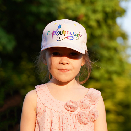 Girl's summer cap grey Princess