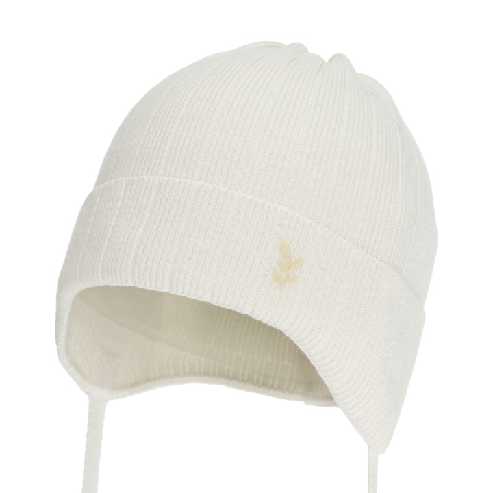 Girl's spring/ autumn hat, cream, 100% cotton, Zanetta