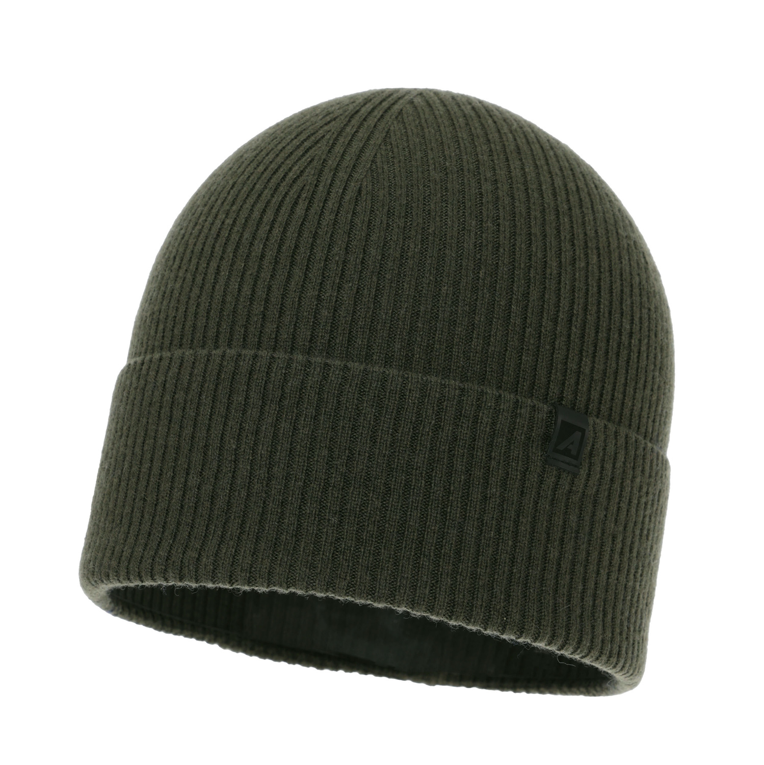 Men's autumn, winter hat, khaki, merino wool with cashmere, Azuryt