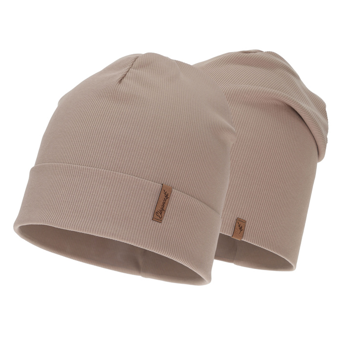 Woman's spring/ autumn hat, beige, cotton, Zenita