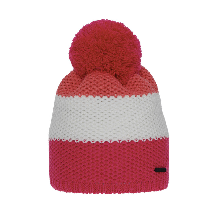 Girl's winter hat pink Naruto with pompom