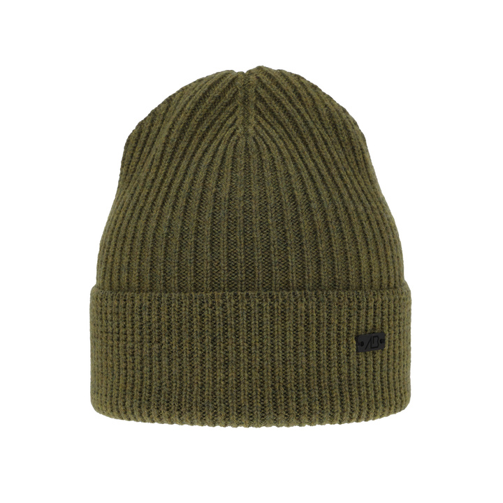 Men's winter hat green Owen 100% Extra Fine Merino Wool