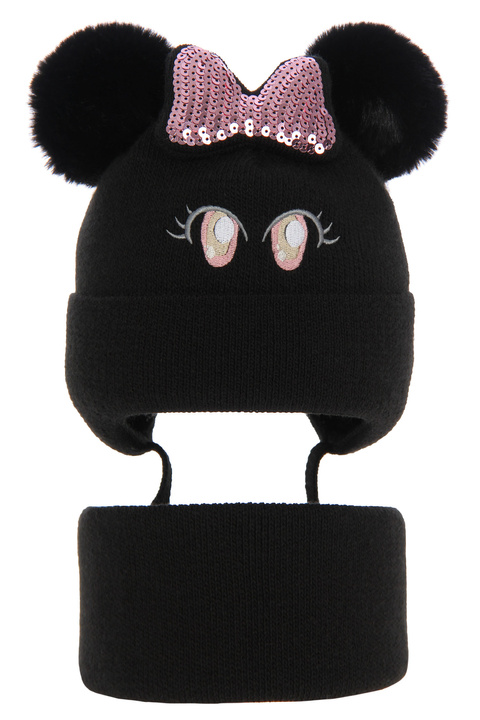 Winter set for girl: hat and tube scarf Bakoma