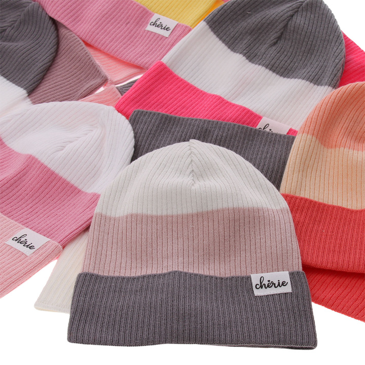 Girl's spring/ autumn set: hat and tube scarf pink Dalila