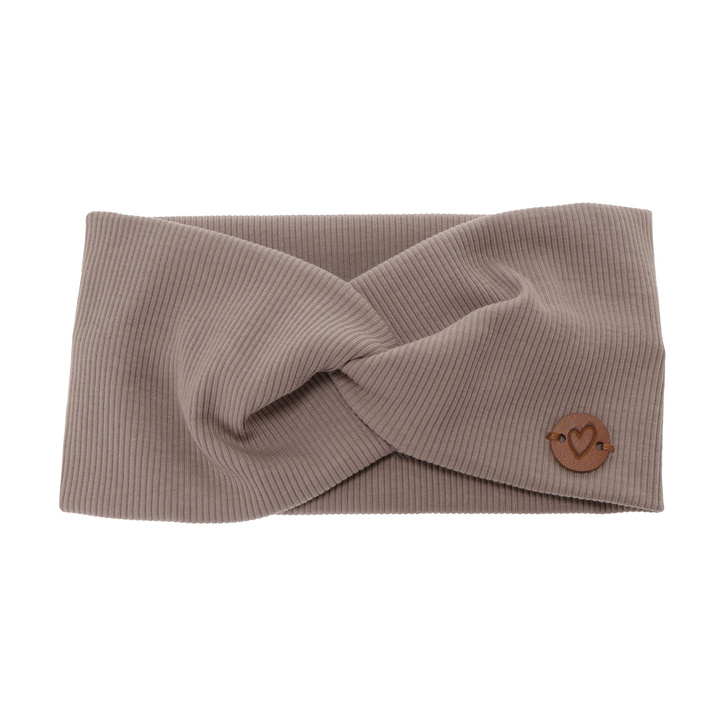 Girl's spring/ autumn headband cotton beige Kasjana