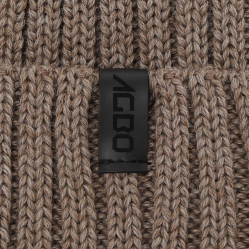 Men's winter hat, brown, with merino wool, Tyrol