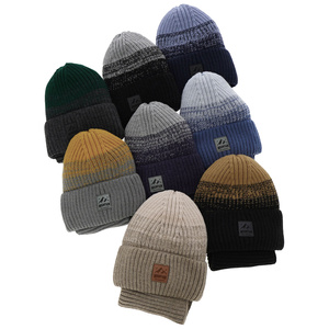 Boy's winter set: hat and tube scarf grey Ralph