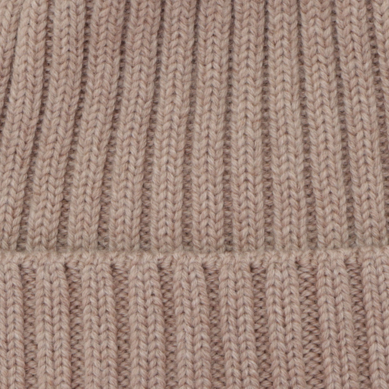 Boy's winter set: hat and tube scarf, brown, 100% merino wool, Umberto