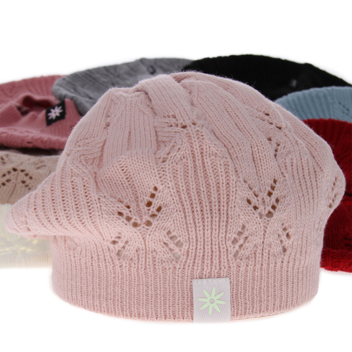 Girl's spring/ autumn beret ecru Marcela