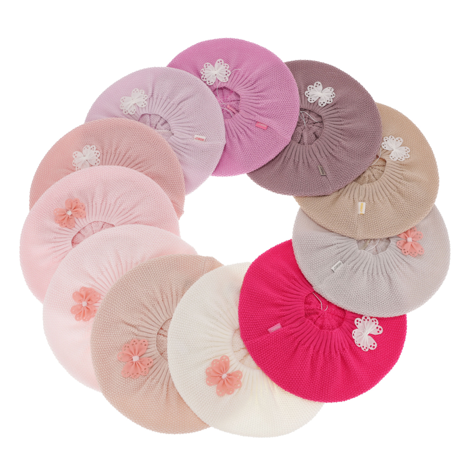 Girl's spring/ autumn beret pink Costanza