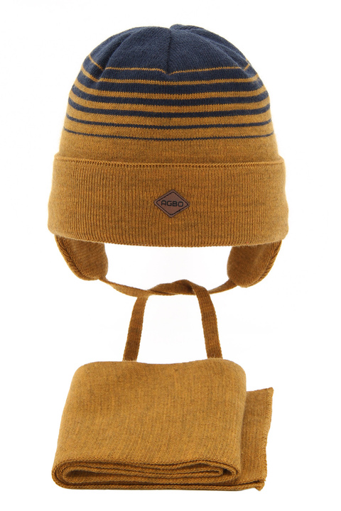 Boy's hat with scarf Giljan