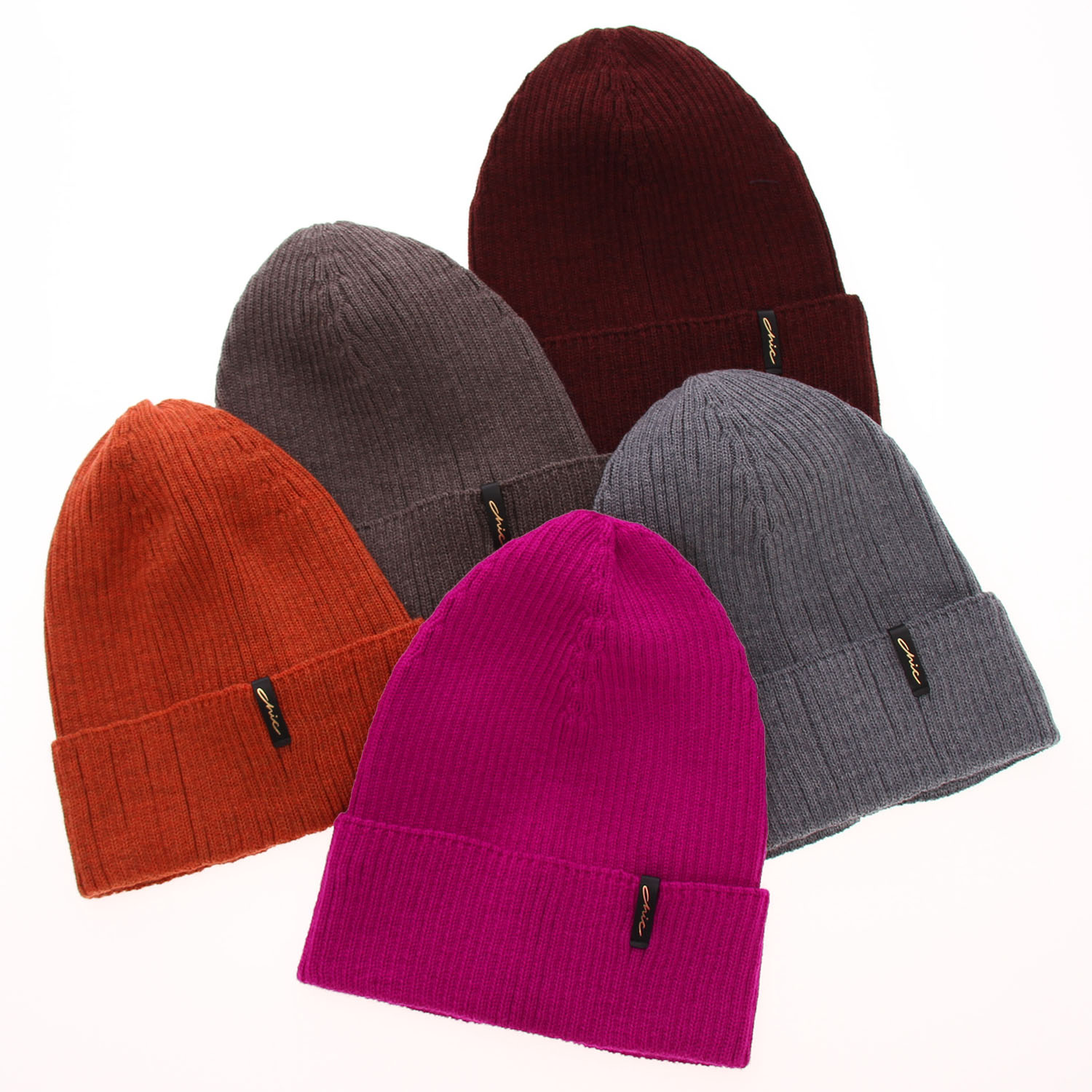 Woman's winter hat green Megan 100% extra fine merino wool