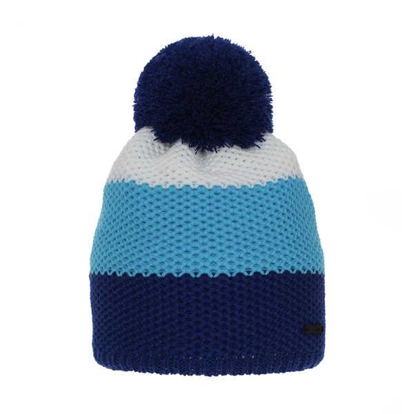 Girl's winter hat navy blue Naruto with pompom