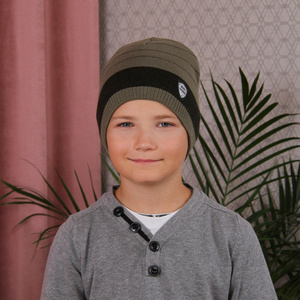 Boy's winter/ autumn hat grey Kenet
